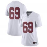 Women's Alabama Crimson Tide #69 Landon Dickerson White Limited NCAA College Football Jersey 2403NIAQ2